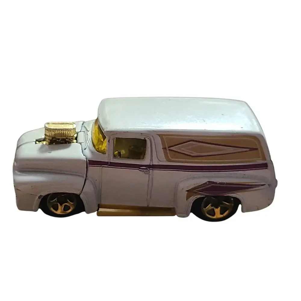 Vintage 1999 Mattel Hot Wheels White 1956 Ford Funny Car Made In China